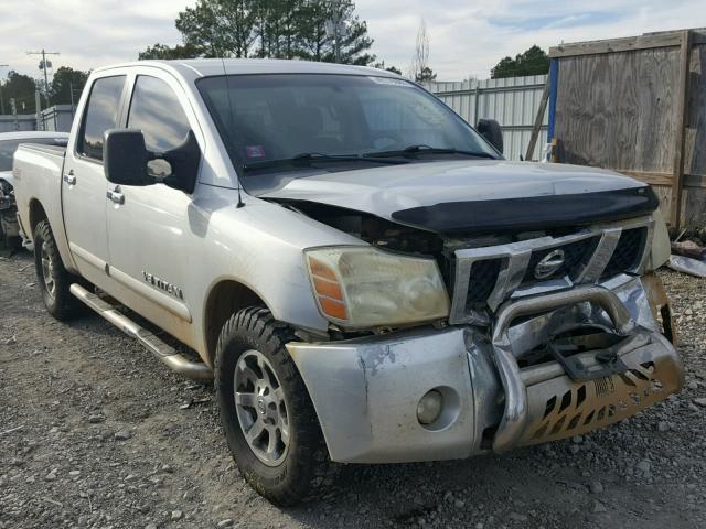 1N6BA07BX7N221113 - 2007 NISSAN TITAN XE SILVER photo 1
