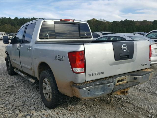 1N6BA07BX7N221113 - 2007 NISSAN TITAN XE SILVER photo 3