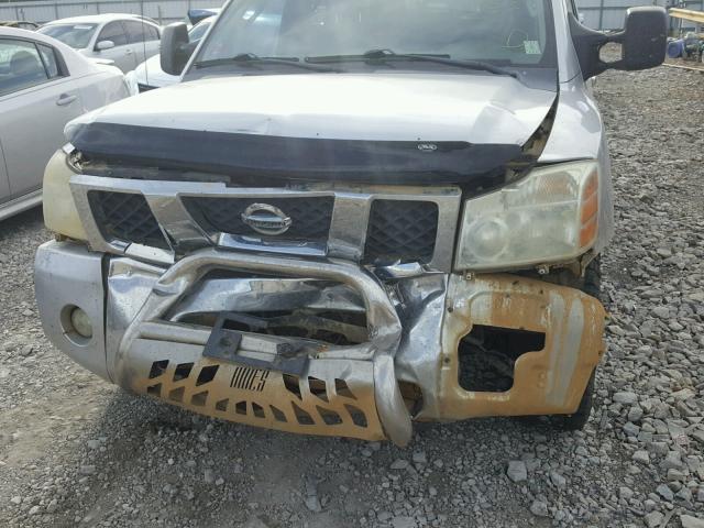1N6BA07BX7N221113 - 2007 NISSAN TITAN XE SILVER photo 7