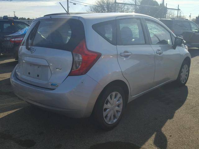 3N1CE2CP6FL370001 - 2015 NISSAN VERSA NOTE SILVER photo 4