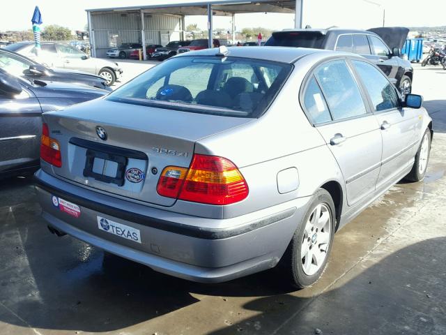 WBAEU33434PM60452 - 2004 BMW 325XI GRAY photo 4