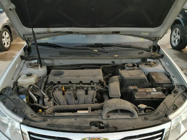 KNAGG4A84A5376823 - 2010 KIA OPTIMA LX SILVER photo 7