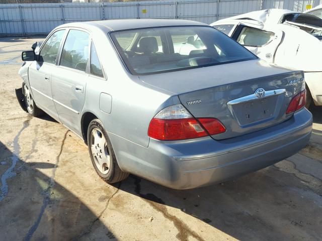 4T1BF28B93U283550 - 2003 TOYOTA AVALON XL TEAL photo 3