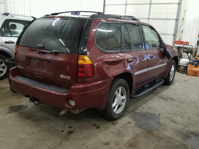 1GKDT13S062117672 - 2006 GMC ENVOY RED photo 4