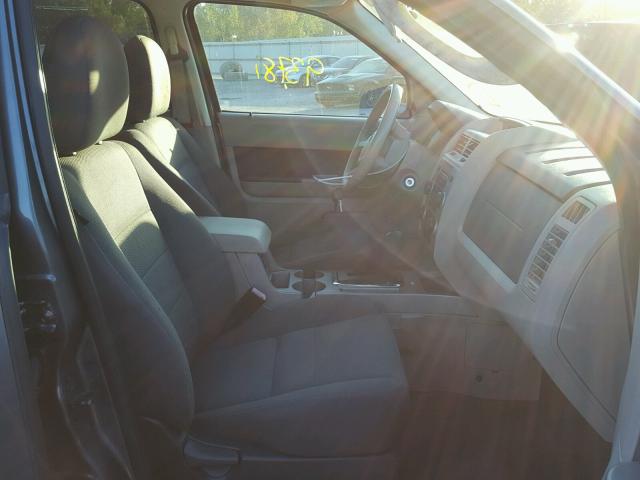 1FMCU03779KB27898 - 2009 FORD ESCAPE XLT GRAY photo 5