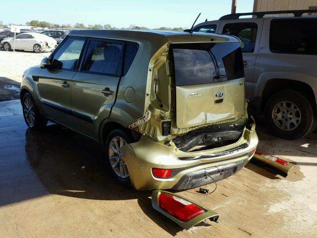 KNDJT2A63C7399461 - 2012 KIA SOUL + GREEN photo 3