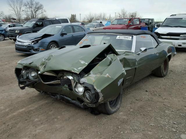 223679U101746 - 1969 PONTIAC FIREBIRD GREEN photo 2