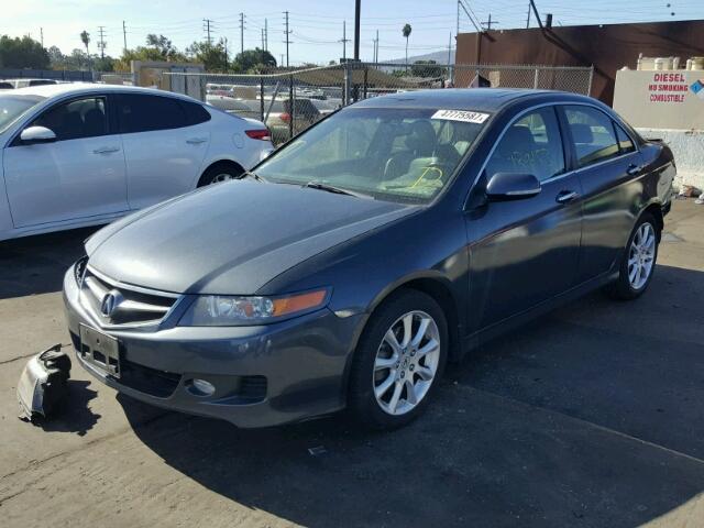 JH4CL96887C005699 - 2007 ACURA TSX BLUE photo 2