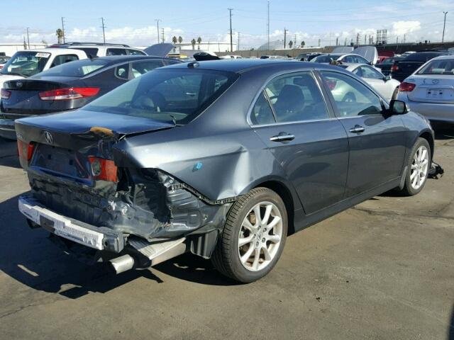 JH4CL96887C005699 - 2007 ACURA TSX BLUE photo 4