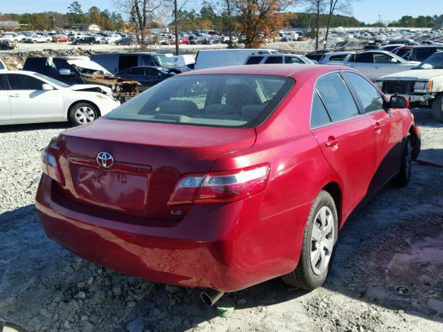 4T1BE46K19U370949 - 2009 TOYOTA CAMRY BASE RED photo 2