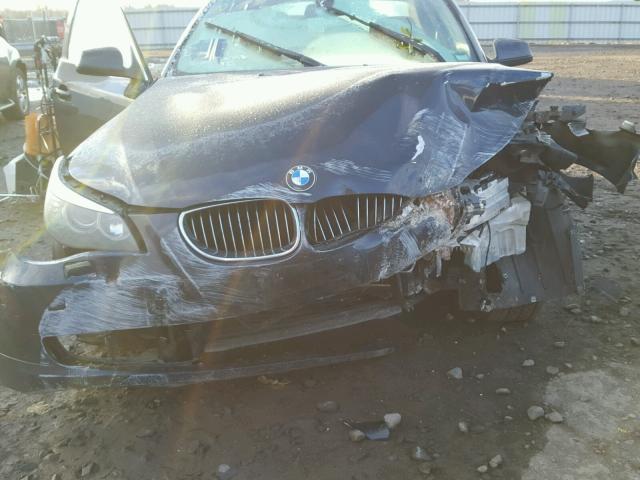 WBANV1C54AC159296 - 2010 BMW 528 XI BLUE photo 9