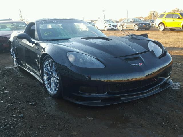 1G1YR26R595800229 - 2009 CHEVROLET CORVETTE Z BLACK photo 1