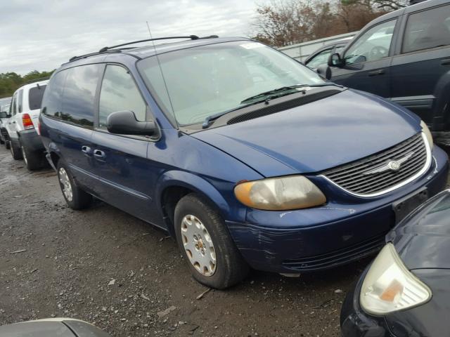 2C4GP44382R652816 - 2002 CHRYSLER TOWN & COU BLUE photo 1