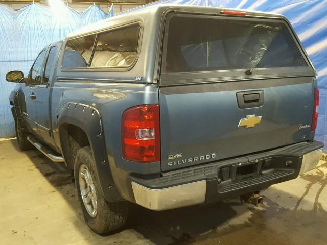 1GCEK29009Z290604 - 2009 CHEVROLET SILVERADO BLUE photo 3