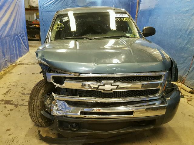 1GCEK29009Z290604 - 2009 CHEVROLET SILVERADO BLUE photo 9