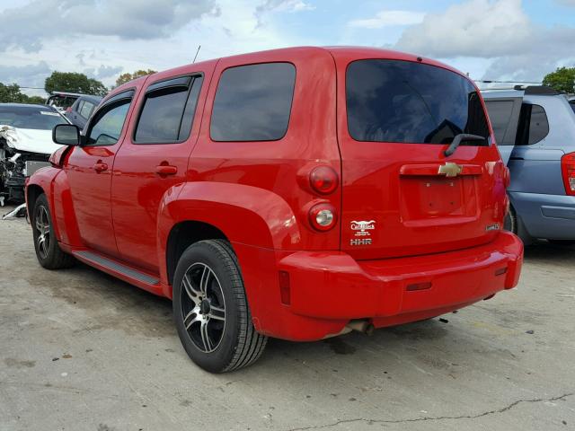 3GNCA13B19S501926 - 2009 CHEVROLET HHR LS Rojo foto 3