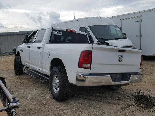 3C6UD5CLXCG193905 - 2012 DODGE RAM 2500 S WHITE photo 3