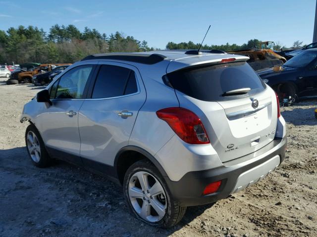 KL4CJESB6GB745317 - 2016 BUICK ENCORE SILVER photo 3