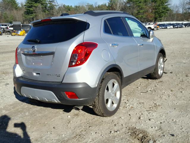 KL4CJESB6GB745317 - 2016 BUICK ENCORE SILVER photo 4