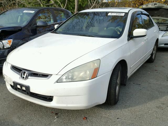 1HGCM56673A076339 - 2003 HONDA ACCORD EX WHITE photo 2