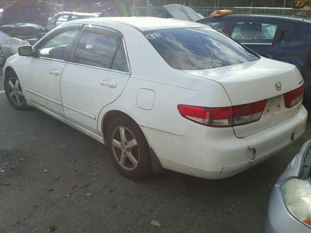 1HGCM56673A076339 - 2003 HONDA ACCORD EX WHITE photo 3