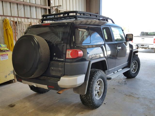 JTEBU11F08K014949 - 2008 TOYOTA FJ CRUISER BLACK photo 4