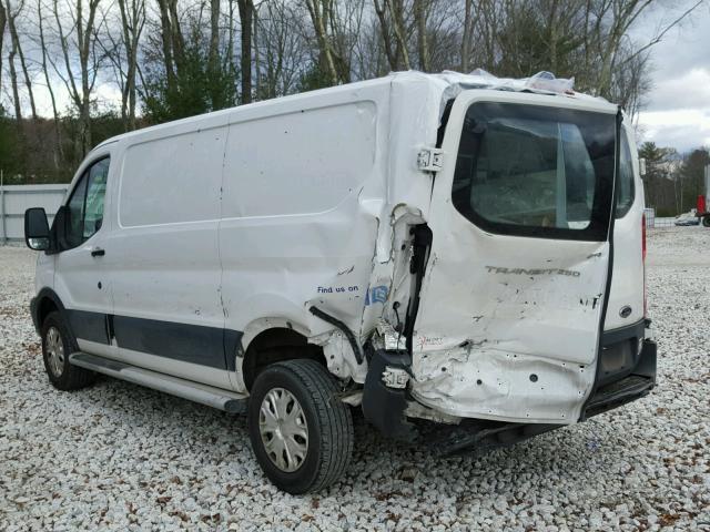 1FTNR1ZMXFKA89175 - 2015 FORD TRANSIT T- WHITE photo 3