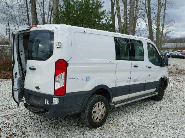 1FTNR1ZMXFKA89175 - 2015 FORD TRANSIT T- WHITE photo 4