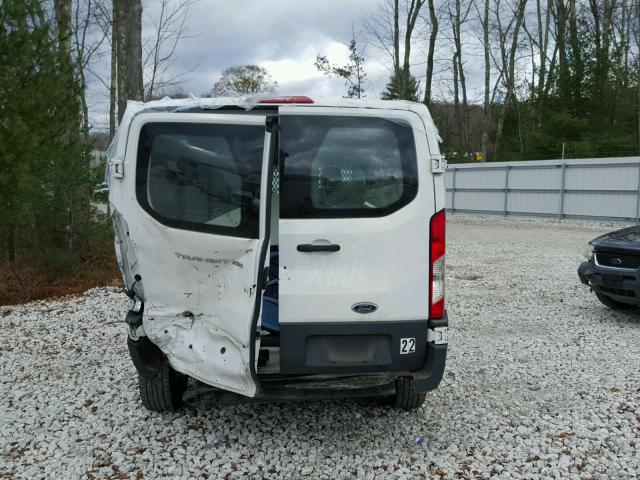 1FTNR1ZMXFKA89175 - 2015 FORD TRANSIT T- WHITE photo 6