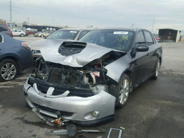 JF1GE75618G503938 - 2008 SUBARU IMPREZA WR GRAY photo 2