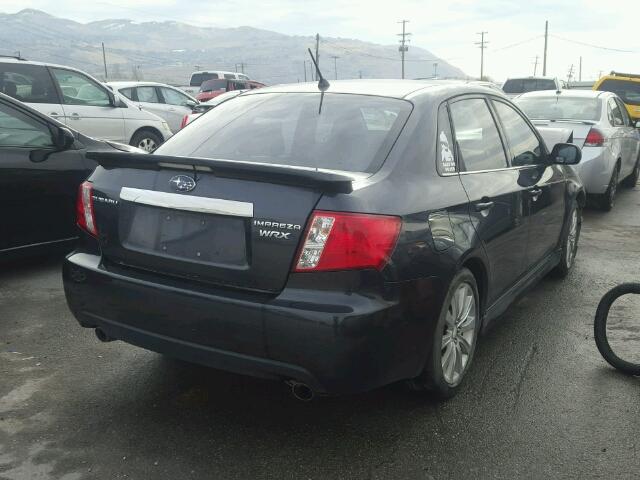 JF1GE75618G503938 - 2008 SUBARU IMPREZA WR GRAY photo 4