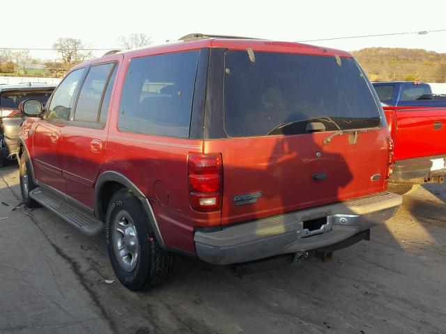 1FMPU18L8YLA00471 - 2000 FORD EXPEDITION MAROON photo 3