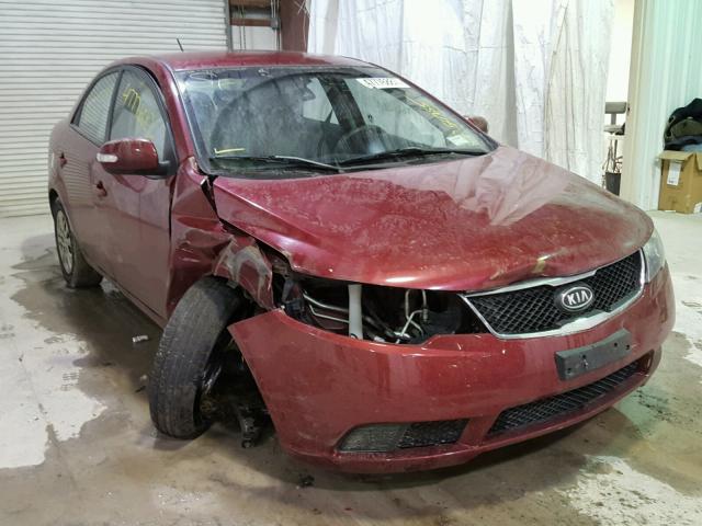 KNAFU4A29A5050886 - 2010 KIA FORTE EX RED photo 1