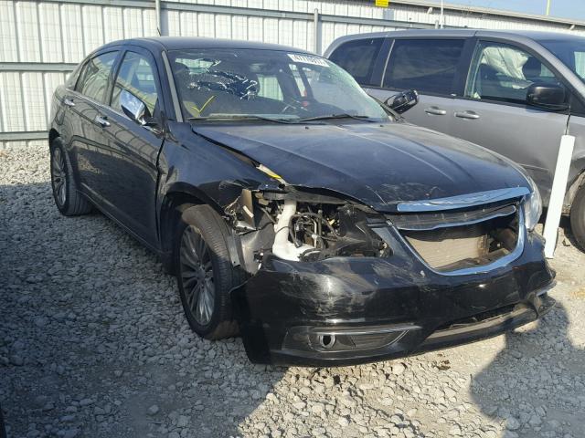 1C3CCBCB8CN176836 - 2012 CHRYSLER 200 LIMITE BLACK photo 1