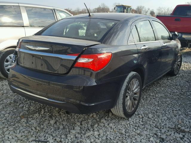 1C3CCBCB8CN176836 - 2012 CHRYSLER 200 LIMITE BLACK photo 4