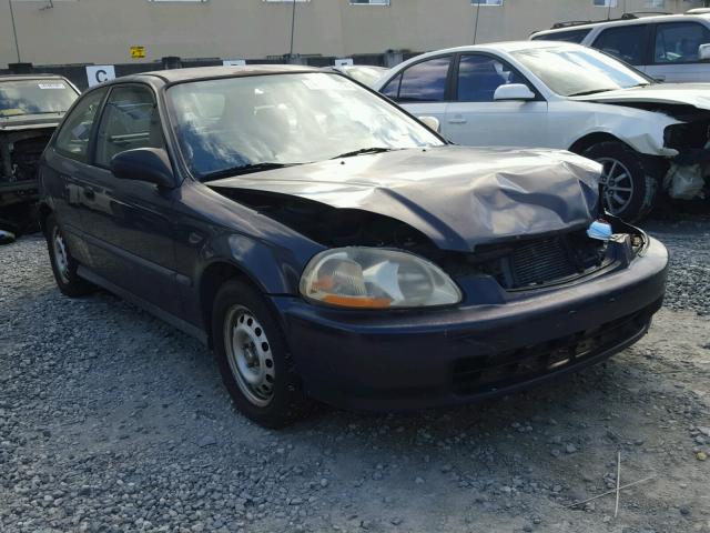 2HGEJ6326VH101888 - 1997 HONDA CIVIC CX BLUE photo 1