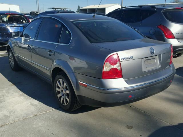 WVWPD63B93P452530 - 2003 VOLKSWAGEN PASSAT GLS GRAY photo 3