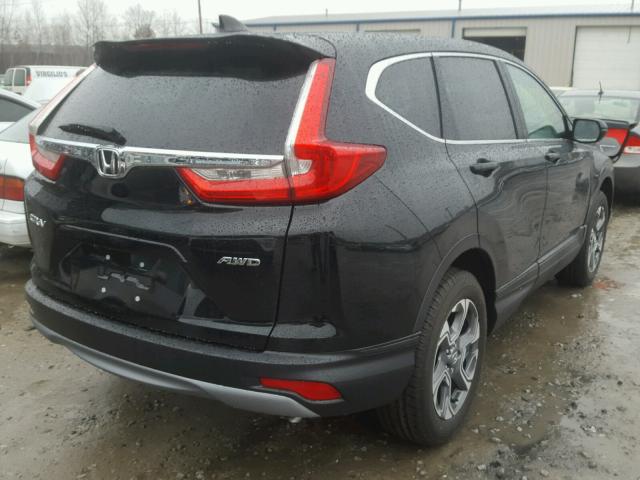 5J6RW2H55HL078733 - 2017 HONDA CR-V EX BLACK photo 4