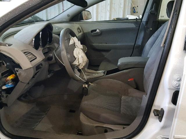 1G1ZG57B59F254815 - 2009 CHEVROLET MALIBU LS თეთრი ფოტო 5