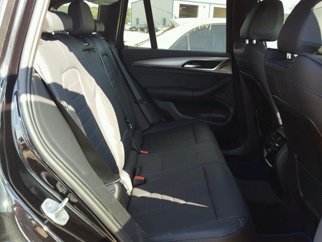 5UXTS3C56J0Z01924 - 2018 BMW X3 XDRIVE3 BLACK photo 6