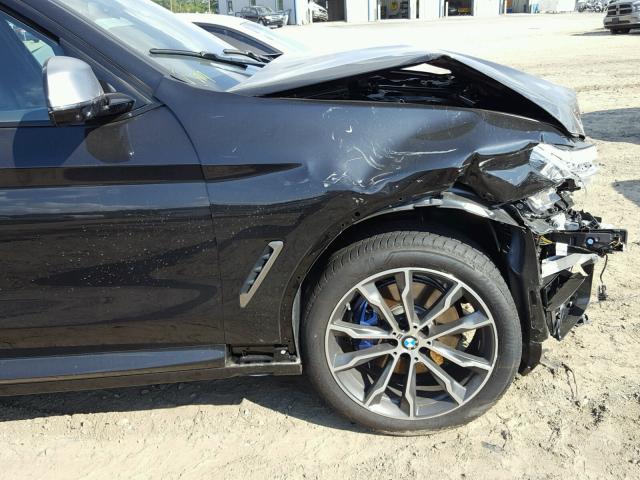 5UXTS3C56J0Z01924 - 2018 BMW X3 XDRIVE3 BLACK photo 9