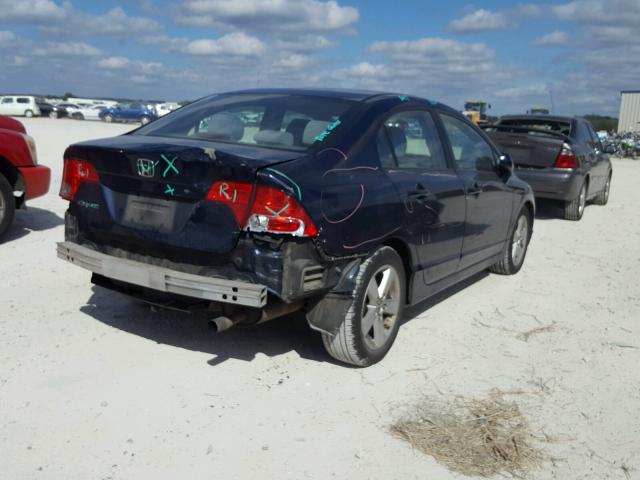 1HGFA16867L110863 - 2007 HONDA CIVIC EX 蓝色 照片 4
