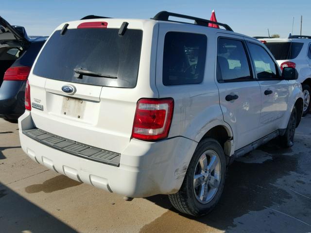 1FMCU03G79KB28078 - 2009 FORD ESCAPE XLT WHITE photo 4