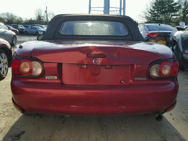 JM1NB353630302238 - 2003 MAZDA MX-5 MIATA RED photo 9