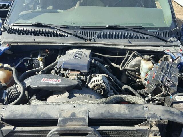 1GCEK19T2YE258182 - 2000 CHEVROLET SILVERADO BLUE photo 7