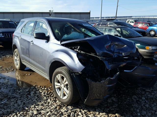 2GNALAEKXE6106828 - 2014 CHEVROLET EQUINOX LS BLUE photo 1