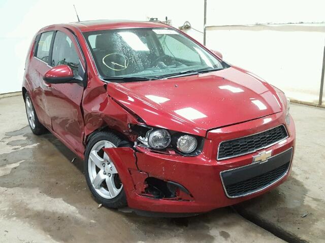 1G1JE6SH5C4148954 - 2012 CHEVROLET SONIC LTZ RED photo 1