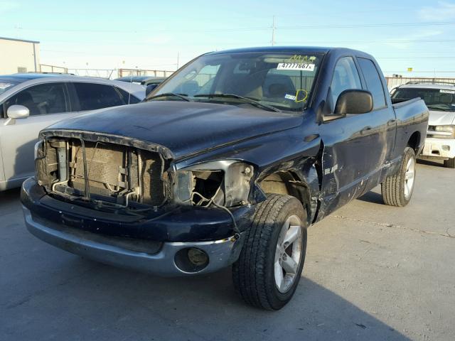 1D7HU18N28J133335 - 2008 DODGE RAM 1500 S BLUE photo 2