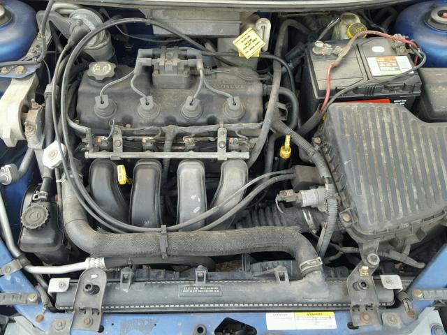 1B3ES56C75D189519 - 2005 DODGE NEON SXT BLUE photo 7