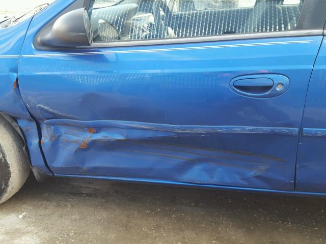 1B3ES56C75D189519 - 2005 DODGE NEON SXT BLUE photo 9